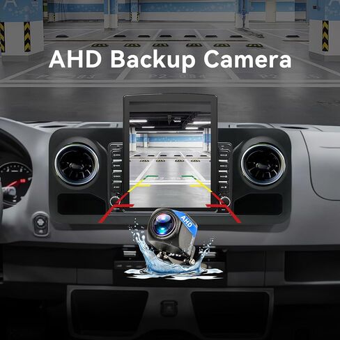 Android 14 Car Radio Compatible with Mercedes-Benz Sprinter 2019-2021,4G+64G,9.7" Touch Screen Car Stereo with Wireless Carplay&Android Auto,Blue-Tooth/GPS/Navigation/FM/SWC/Mirror Link in Kuwait