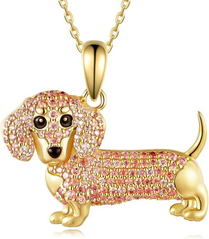 Chihuahua Necklace 925 Sterling Silver Dog Pendant Necklace Chihuahua Gifts for Women in Kuwait
