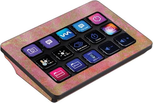 غلاف MightySkins اللامع المتوافق مع Elgato Stream Deck MK.2 - رخام تايلاندي | لمسة نهائية لامعة واقية ومتينة شديدة اللمعان | سهل التطبيق وتغيير الأنماط | صنع في الولايات المتحدة الأمريكية in Kuwait