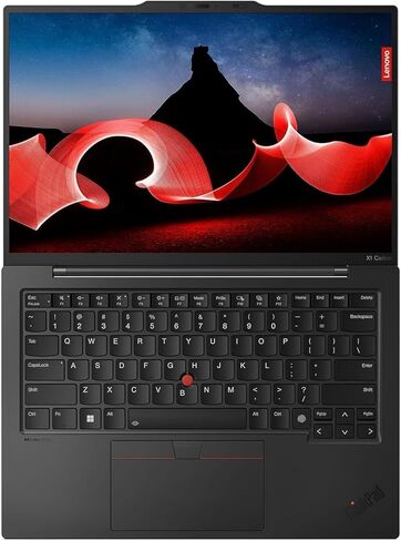 Lenovo Gen 13 ThinkPad X1 Carbon Touchscreen Laptop with Intel Ultra 7 255U Processor, 14" WUXGA 100% sRGB, 32GB DDR5 RAM, 1TB NVMe Performance SSD, FHD+ IR+ RGB Camera, and Windows 11 Pro in Kuwait