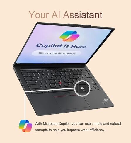 Lenovo Gen 13 ThinkPad X1 Carbon Touchscreen Laptop with Intel Ultra 7 255U Processor, 14" WUXGA 100% sRGB, 32GB DDR5 RAM, 1TB NVMe Performance SSD, FHD+ IR+ RGB Camera, and Windows 11 Pro in Kuwait