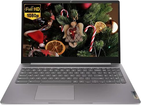 Lenovo IdeaPad 3i Chromebook، شاشة 15.6 بوصة FHD 1920 x 1080، Intel Celeron N4500 1.1 جيجا هرتز، Intel UHD Graphics، ذاكرة الوصول العشوائي 4 جيجا، 64 جيجا SSD eMMC، كاميرا ويب، بلوتوث، نظام تشغيل Chrome، رمادي (متجدد) in Kuwait