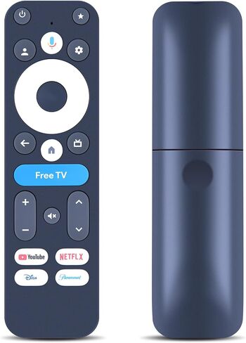 جهاز تحكم عن بعد بديل صوتي لجهاز البث Onn 4K Pro 100135769 (2024)، متوافق مع صندوق البث ONN Google TV 4K Pro/Plus (أسود) in Kuwait