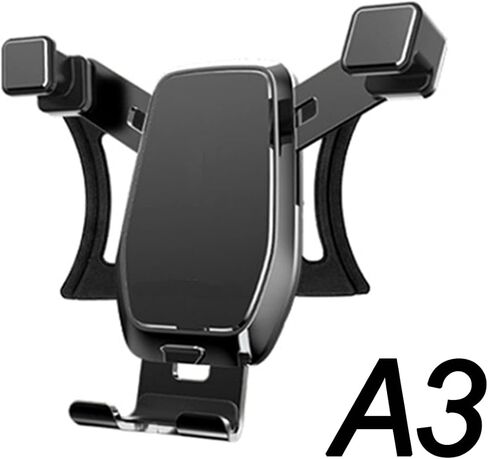 Phone Holder for Audi A3 8V, Cell Phone Holder 360° Rotation Upgrade Aluminum Alloy Design Gravity Auto Lock Stable 1Minute to Install Hands Free Mobile Phone Stand Mount 2013-2019 Accessories in Kuwait