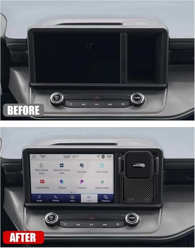SKYLOTEC Phone Mount Cubby Insert for Ford Maverick 2022 2023 2024 Accessories, Cell Phone Holder Storage Box Kit, Automobile Cradles Phone Base Not Block Air Vent in Kuwait