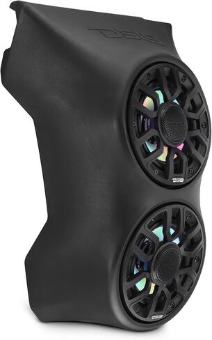 DS18 Can-Am Maverick X3 مكبر صوت Pod (2017+) - حاوية وحدة تحكم مركزية فارغة لـ (2) مكبرات صوت مقاس 6.5 بوصة، صندوق PE محكم الغلق، مقاوم للماء IP65، محمي من الأشعة فوق البنفسجية، ترقية الصوت الملائمة لتصنيع المعدات الأصلية in Kuwait