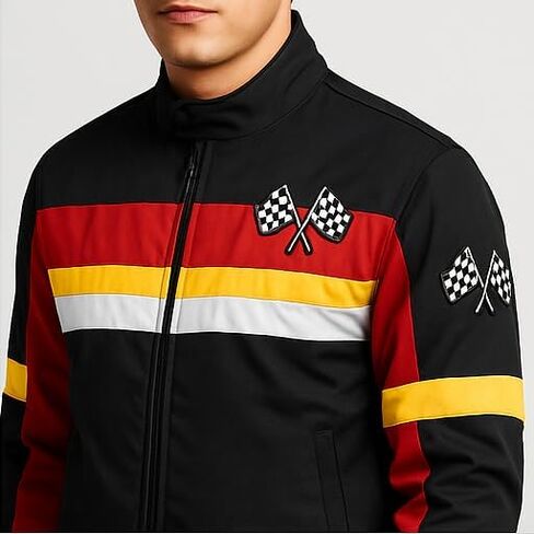 Checkered Flag Chequered auto car Racing Rockabilly Embroidered Iron on Patch Applique in Saudi Arabia