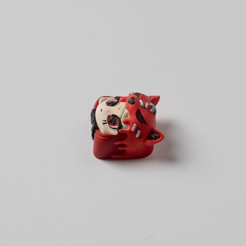 Artisan Keycaps, Cute Kawaii Red Riding Hood-Keycaps, Shine Through Resin Handmade, Single 1U Replace Key for ESC Key Mechanical Keyboard in Kuwait