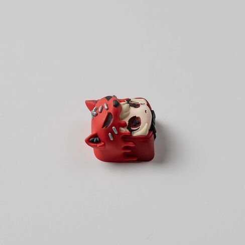 Artisan Keycaps, Cute Kawaii Red Riding Hood-Keycaps, Shine Through Resin Handmade, Single 1U Replace Key for ESC Key Mechanical Keyboard in Kuwait