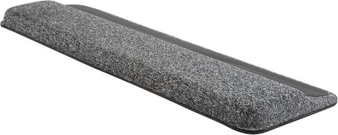 مسند معصم Allsop Premium Plush Angled للوحة المفاتيح - إمالة سلبية لطيفة، قاعدة غير قابلة للانزلاق، غطاء قماش، دعم معصم مريح للمكتب والألعاب in Kuwait
