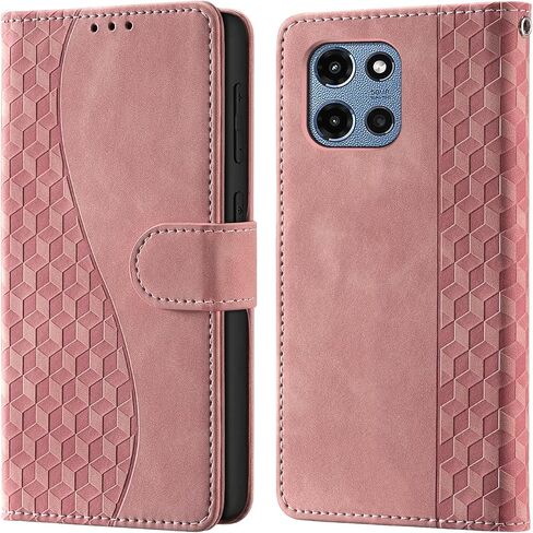 for Motorola Moto G 2025 Wallet Case with Card Holder, RFID Blocking Credit Slots Kickstand Shockproof Phone Cover Fit for Moto G 2025 Phone Case Turquoise in Saudi Arabia