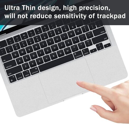 غطاء راحة اليد لجهاز الكمبيوتر المحمول 2026 MacBook Neo 13 بوصة مع شريحة A18 Pro A3404، ملحقات MacBook Neo غطاء واقي للمعصم مقاوم للخدش (فضي) in Kuwait