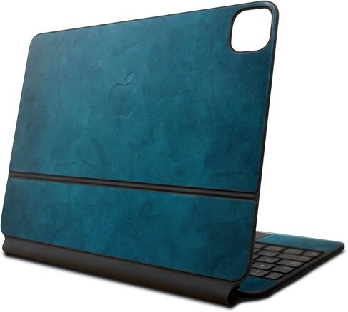 Skin Compatible with Apple Magic Keyboard for iPad Air 11-inch (M2) 2024 - Blue Strokes - Premium 3M Vinyl Protective Wrap Decal Cover - Easy to Apply | Crafted in The USA by MightySkins in Kuwait