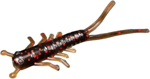 Lunker City Fishing 1.5" Hellgie 3 Pack Bundle Creature Bait Soft Plastic Bass Lure Hellgrammite Legs and Tails Action for Panfish, Trout, and Ice Fishing, 45 Pcs, Made in The USA in Saudi Arabia