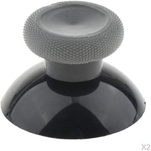 CALANDIS™ 2X Thumb Grip Thumbstick Cover for Microsoft One Slim S Black Grey | Controllers & Attachments | Video Game Accessories in Kuwait