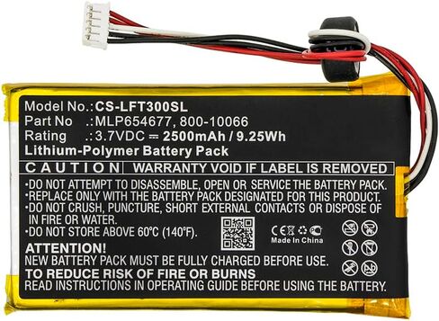ALLC Replacement Battery for Leapfrog LeapPad 3/LeapPad3,PN:800-10066/MLP654677,2500mAh in Kuwait