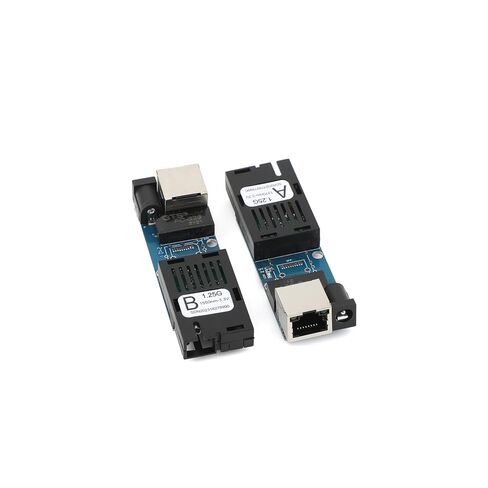1Pair Mini Gigabit Fiber Optical Media Converter, 10/100/1000Mbps Auto-Negotiation, Single Mode 3Km, SC/UPC；SC/APC Port, 1.25G Fiber Speed, 1550nm Wavelength in Kuwait