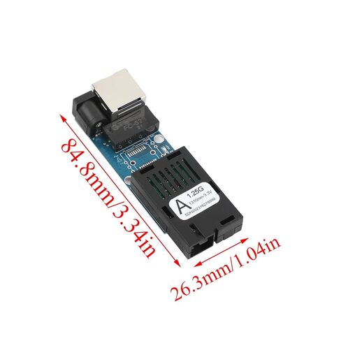 1Pair Mini Gigabit Fiber Optical Media Converter, 10/100/1000Mbps Auto-Negotiation, Single Mode 3Km, SC/UPC；SC/APC Port, 1.25G Fiber Speed, 1550nm Wavelength in Kuwait