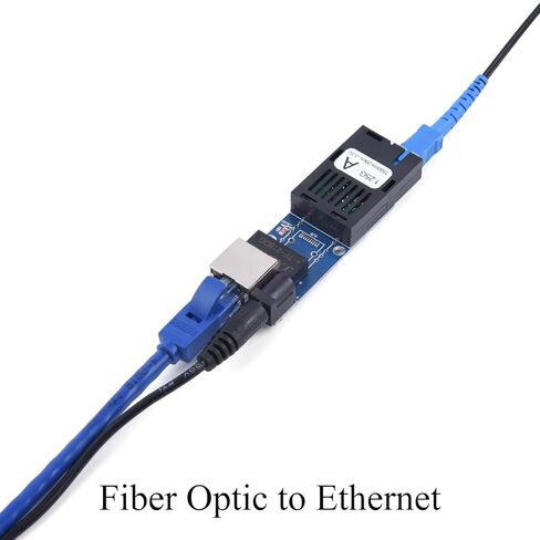 1Pair Mini Gigabit Fiber Optical Media Converter, 10/100/1000Mbps Auto-Negotiation, Single Mode 3Km, SC/UPC；SC/APC Port, 1.25G Fiber Speed, 1550nm Wavelength in Kuwait