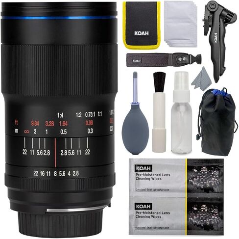 عدسة Venus Laowa 100 مم f/2.8 Macro APO لكاميرا Canon RF مع حزمة الملحقات (4 قطع) in Kuwait