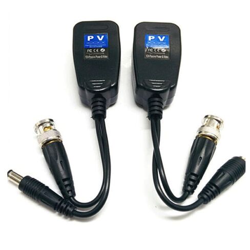 10 Pairs HD-CVI TVI AHD CVBS Passive Video Balun RJ45 Transceiver Connector in Kuwait
