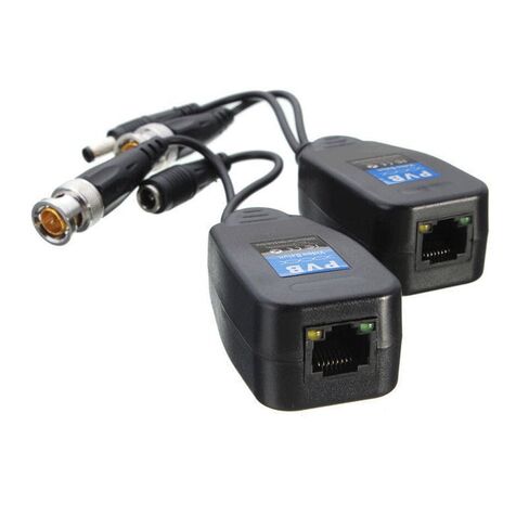 10 Pairs HD-CVI TVI AHD CVBS Passive Video Balun RJ45 Transceiver Connector in Kuwait