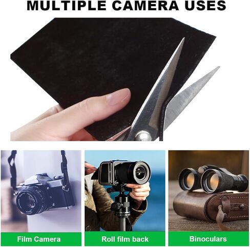 Light Leak Proof Sponge High Density Foam Film Camera Replacement Light Seal Kit Compatible with 120 135 Film Camera Large Format Camera Film Camera Accessories (2mm Seal Sponge Sheet) in Kuwait