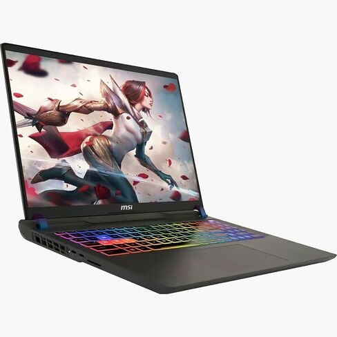 MSI Vector 16 HX AI 400 Gaming Laptop, NVIDIA RTX 5080 16GB GDDR7, 16" QHD+ 240Hz LCD Display, 5.4GHz Intel Ultra 9 275HX, 64 GB DDR5, 1 TB SSD, Thunderbolt 5, Wi-Fi 7, Windows 11 Pro, w/Accessorie in Saudi Arabia