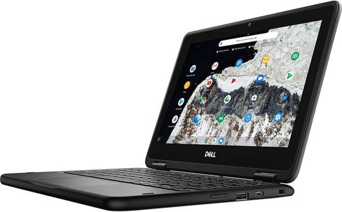 Dell Chromebook 11 3000 3100 شاشة لمس 11.6 بوصة 2 في 1 Chromebook - عالي الدقة - 1366 × 768 - Intel Celeron N4020 ثنائي النواة (2 كور) 1.10 جيجاهرتز - ذاكرة الوصول العشوائي 8 جيجابايت - ذاكرة فلاش 32 جيجابايت - أسود (متجدد) in Kuwait