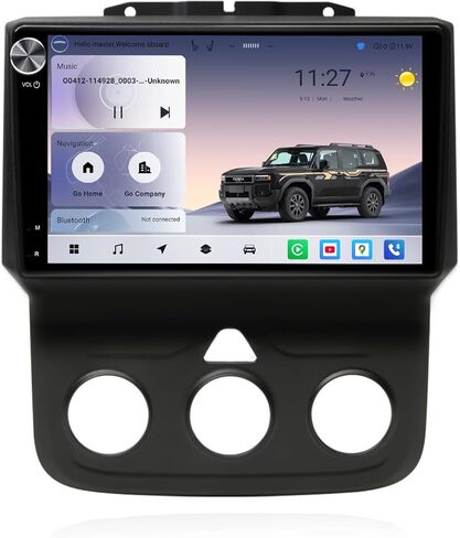 8+128GB Android Car Radio for Dodge RAM 1500 2500 3500 (Manual AC) 2013-2018, Wireless CarPlay/Android Auto, Android 12, 8-Core CPU, 9" QLED Touchscreen 1280×720P, 5G WiFi Ready in Kuwait