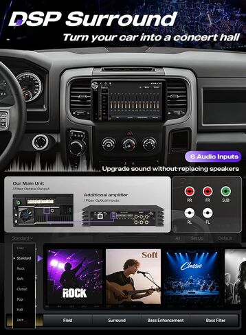 8+128GB Android Car Radio for Dodge RAM 1500 2500 3500 (Manual AC) 2013-2018, Wireless CarPlay/Android Auto, Android 12, 8-Core CPU, 9" QLED Touchscreen 1280×720P, 5G WiFi Ready in Kuwait