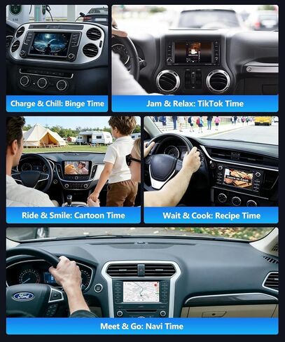 4GB+ 32GB Wireless CarPlay & Android Auto Adapter AI Box, Turn Car Screen into TV (Stream Netflix/YouTube), Plug & Play Magic Video Dongle, Support TF Card, Bluetooth 5.1 + WiFi Connectivity in Kuwait