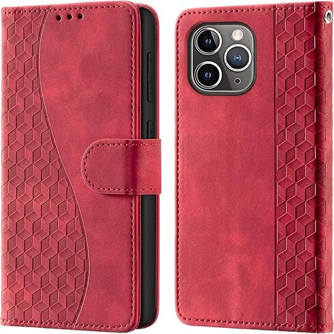 for iPhone 12 Pro Max Wallet Case with Card Holder, RFID Blocking Credit Slots Kickstand Shockproof Phone Cover Fit for iPhone 12 Pro Max Phone Case Pink in Kuwait