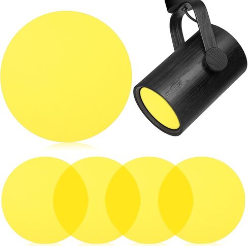 TOYANDONA 5Pcs Colored Transparency Sheets 3.93 Inch Light Diffuser Film for Lamps Warm Light Correction Gel Filter Sheets for Home Decor Bedroom and Living Room Lighting Effects in Kuwait