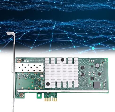 بطاقة شبكة PCI E سعة 10 جيجابايت، وشبكة ألياف إيثرنت 10 جيجا SFP مع وحدة تحكم 82599EN، ودعم Window Server Centos Ubuntu Freebsd in Kuwait