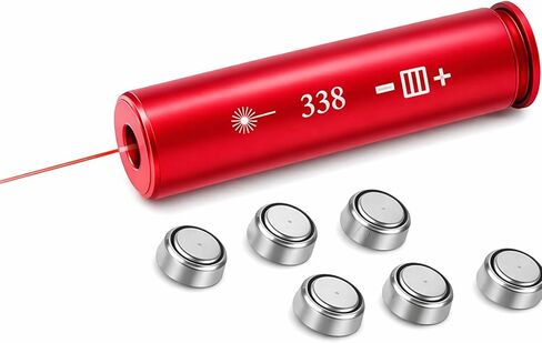 GOTICAL 338 لابوا ماغنوم ليزر أحمر Boresighter.338 فتحة ضبط الليزر 338 خرطوشة ليزر Boresight مادة متينة in Kuwait