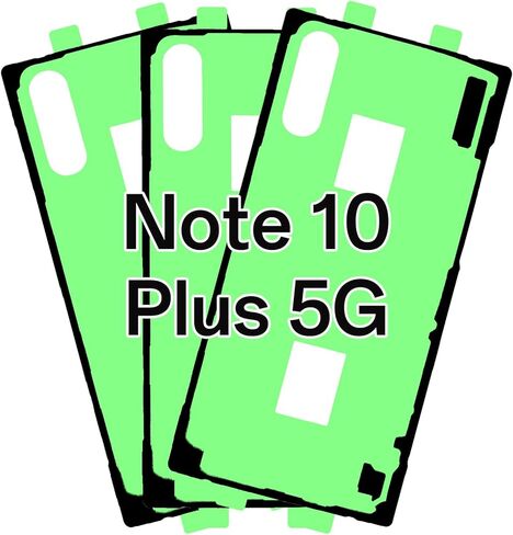 3PCS Battery Door Cover Adhesive Tape for Samsung Galaxy Note 10 Plus 5G Back Cover Sticker Adhesive Tape Glue Replacement for galaxynote 10 Plus 5g SM-N976U in Kuwait