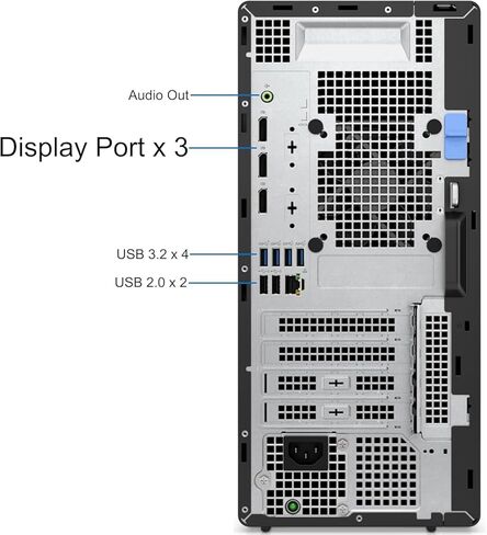 كمبيوتر سطح المكتب Dell OptiPlex 7020 Plus 7000 Tower Business، الجيل الرابع عشر Intel 20-Core i7-14700 حتى 5.4 جيجا هرتز، ذاكرة الوصول العشوائي DDR5 سعة 64 جيجابايت، 4 تيرابايت PCIe SSD، DVDRW، WiFi، RJ-45، 3 منافذ عرض، Windows 11 Pro in Kuwait