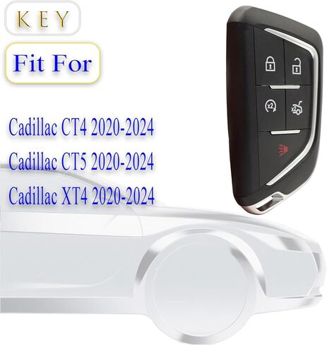 مفتاح فوب بديل يناسب كاديلاك CT4 CT5 XT4 السيارة الذكية دخول بدون مفتاح التحكم عن بعد YG0G20TB1 433MHz 13538860 in Kuwait