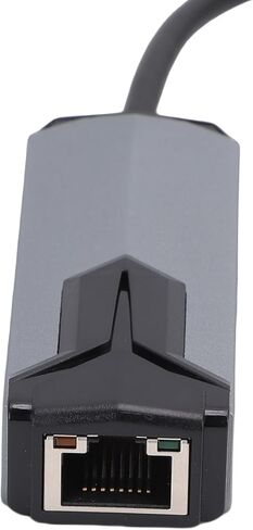 USB C to Ethernet Adapter 5 Gbps, USB A & C to RJ45 LAN 5000 Mbps Wired Network Converter, Ethernet Adapter Compatible with Wins 10 11 System, Plug & Play in Kuwait