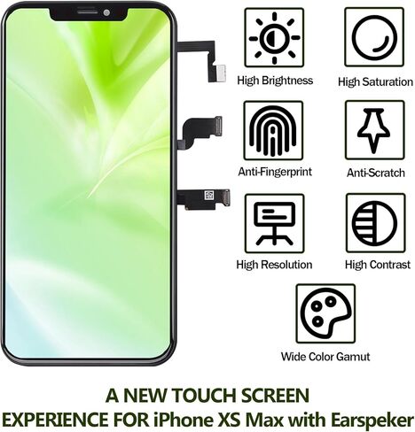 for iPhone Xs Max Screen Replacement with Ear Speaker Proximity Sensor 6.5 inch LCD 3D Touch Display Digitizer ssembly with Repair Tools Kit A1921 A2101 A2102 A2103 A2104 in Kuwait
