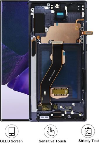 بديل شاشة Samsung Galaxy Note 20 Ultra 5G OLED مع محول رقمي بشاشة تعمل باللمس [OLED، وليس LCD] مجموعة كاملة مع مجموعة أدوات إصلاح SM-N985 SM-N986U (يدعم بصمة الإصبع) in Kuwait