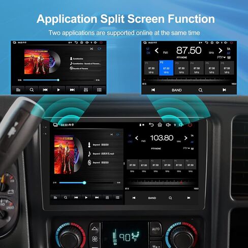 راديو ستيريو للسيارة 4+64 جيجابايت Android 15 لسيارة Hummer H2 2003-2007 مع CarPlay Android Auto، 9 بوصة ما بعد البيع ترقية نظام تحديد المواقع العالمي (GPS) مع شبكة WiFi مدمجة، بلوتوث، 32 نطاق DSP، SWC، كاميرا احتياطية in Kuwait