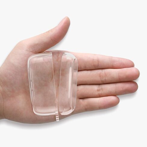 kwmobile Earphones Case for Technics EAH-AZ100 Case - Clear TPU Silicone Earbuds Cover - Transparent in Kuwait