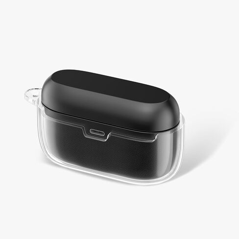 kwmobile Earphones Case for Technics EAH-AZ100 Case - Clear TPU Silicone Earbuds Cover - Transparent in Kuwait