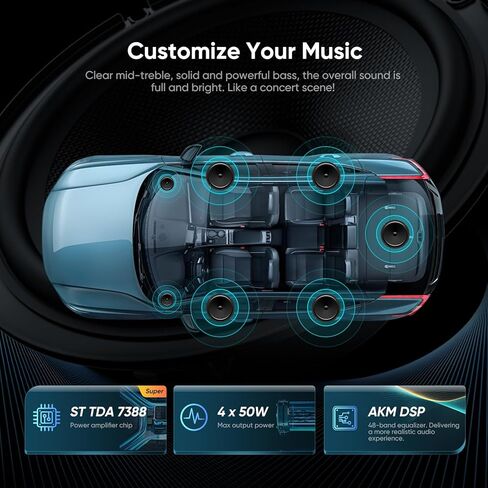 8-Core 9 Inch QLED Car Stereo for Dodge RAM 1500 2500 3500 2013-2018, 4+64GB Android Auto Wireless Apple CarPlay, 5G WiFi Bluetooth GPS Navigation Upgrade Radio in Kuwait