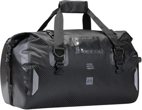 KEMIMOTO Motorcycle Voltage Waterproof Tail Bag, Motorcycle Saddlebags Backpack Multifunctional Dry Bag Soft Luggage for Motorbike Saddle Back Seat Tail Bag, Waterproof Rear Rack Trunk, 40L in Saudi Arabia