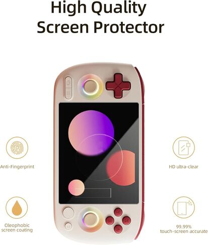 واقي شاشة لجهاز AYANEO Pocket AIR Mini المحمول، طبقة مضادة للخدش HD مضادة للخدش، تغطية كاملة وتركيب خالٍ من الفقاعات، 4 عبوات in Kuwait