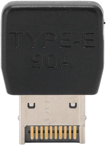 محول USB من النوع E ذو الزاوية اليمنى - محول اللوحة الأم USB 3.1 بمرفق توجيه 90 درجة لأسلاك الكمبيوتر، ونقل البيانات بسرعة 10 جيجابت في الثانية in Kuwait