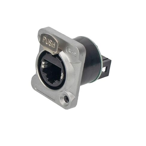 D Type Panel Mount Straight Right Angled RJ45 Female Chassis Socket Plug Industrial Connectors SE8FDNH-13 SE8FDNV(EL-RJ-H3) in Kuwait